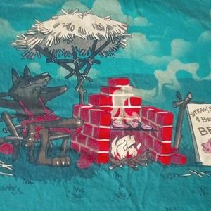 3/$18🤑Big Bad Wolf BBQ Novelty T-shirt